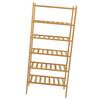Shoe Rack Stackable Standing Shoe Shelf Storage Organizer for Entryway Hallway Closet Natural Color