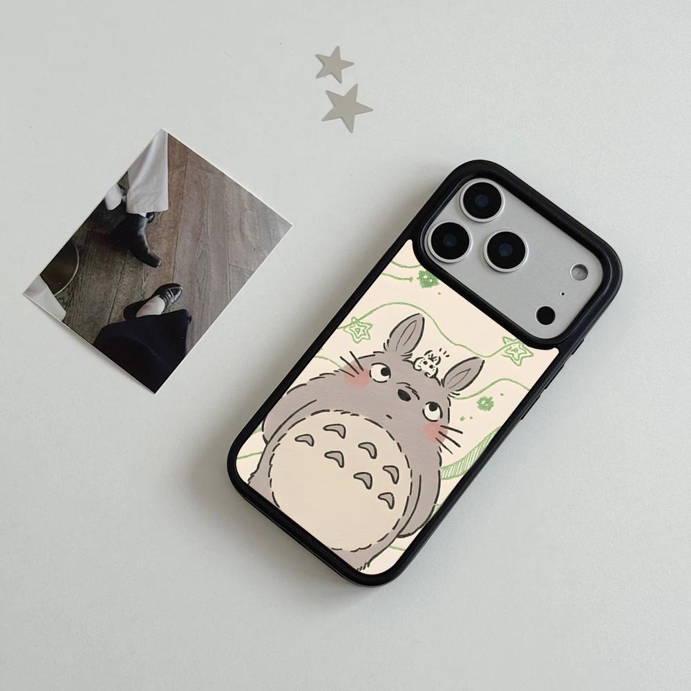 T-Totoro C-Cute Anime Phone Case For IPhone 17 Air 16 15 14 Plus 13 12 11 Pro Max Dual Tone Hard PC Fashion Protective Cover