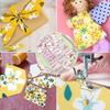 20 Stück DIY Basteln Stoff mit Blumendruck Kreative Patchworkstoffe Nähzubehör