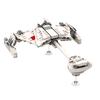 Gobricks MOC Klingon D7 Nave da Battaglia Crociera Modello Blocchi di Costruzione Giocattoli Educativi Set Astronave Mattoncino Per Bambino Regalo di Compleanno