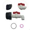Barrel Faucet PVC Control Valve Leakproof Controller Multipurpose Replace Accessories Wear Resistant