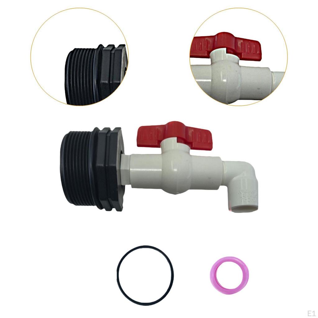 Barrel Faucet PVC Control Valve Leakproof Controller Multipurpose Replace Accessories Wear Resistant