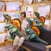Peluche de Dinosaurio Spinosaurus Almohada para Abrazar - Muñeco de Tela Tyrannosaurus Rex para Regalo de Cumpleaños de Niños