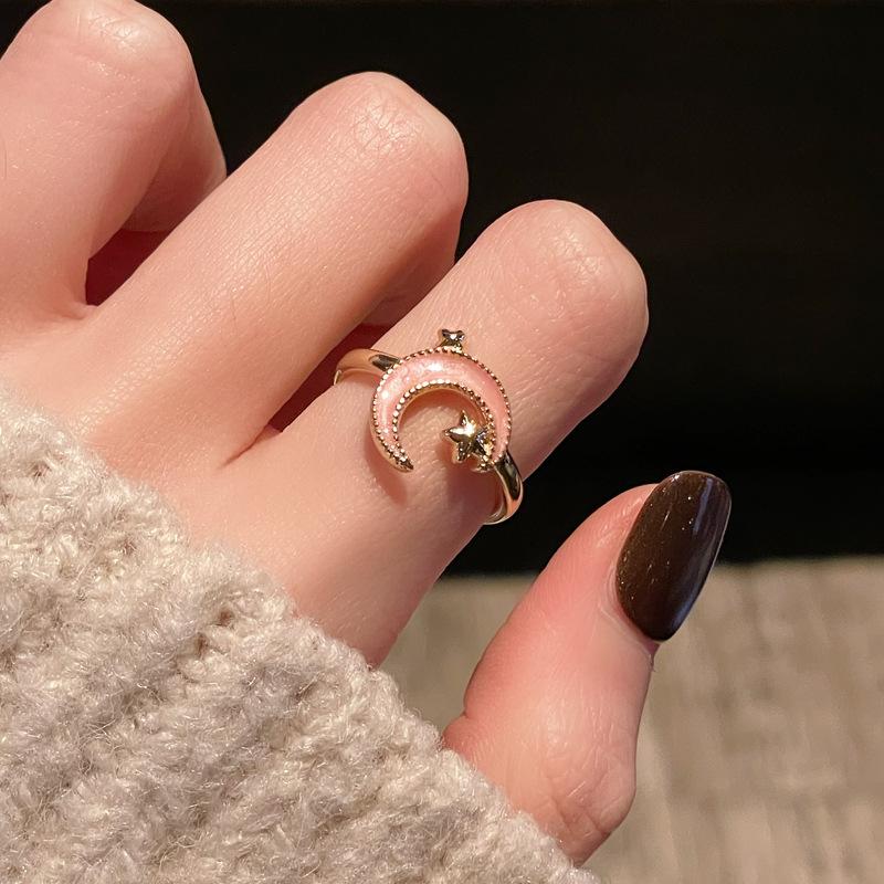 

French Retro Exquisite Enamel Dripping Butterfly Series Open Ring Women S Medieval Sweet And Cool Niche High-End Ring Adjustable opening