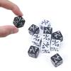 Oleporel 24 Dice Counters, Token Dice, Loyalty Dice, D6 Dice, White +1/+1 and Black -1/-1, Compatible with Magic, MTG, CCG, and Card Game Accessories