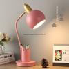 Nordic Creative Pen Holder Desk Lamp for Eye Protection and Bedroom/Study Use.