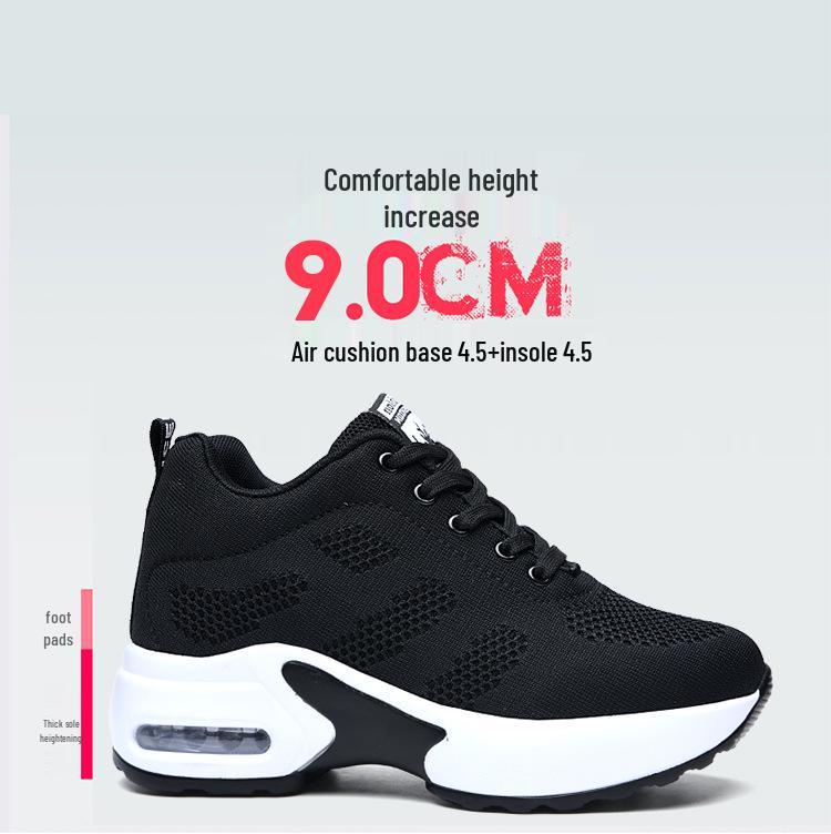 Women's 2020 Fly-Knit Height-Increasing Casual Sneakers