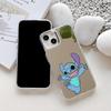 Cute Stitch Applies To Apple 15promax Makeup High Definition Mirror Mobile Phone Case Iphone17 Women's Mirror