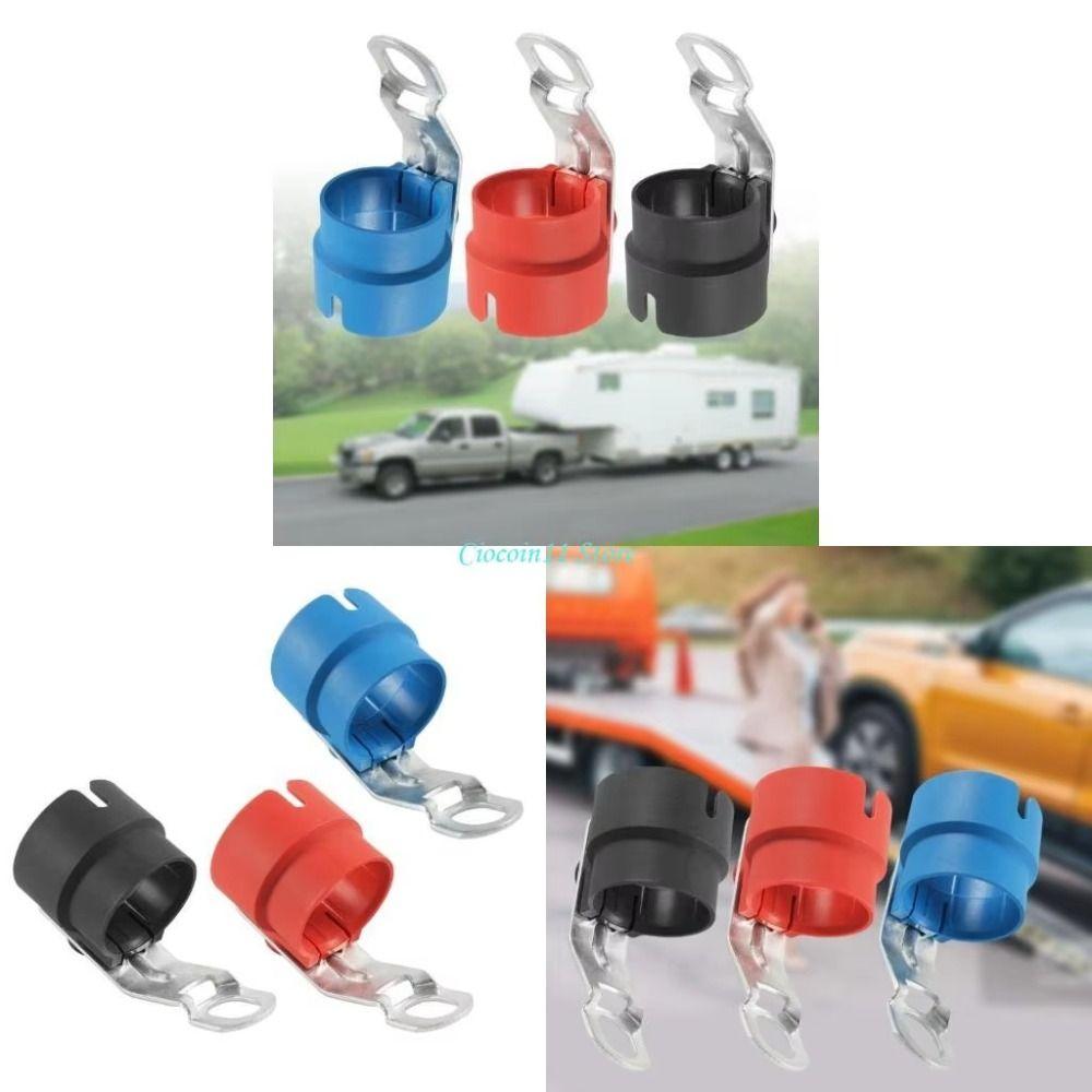 Round Design Trailer Plug Holder Weatherproof Plug Adapter Robust Parking Cover  Caravan Protection