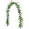 Æ— 73 Inch Artificial Olive Leaf Vines Olive Branch Greenery Garland for Front Door Wedding Wall Home Decor