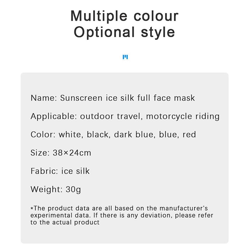 Riding Windproof Headgear Breathable Sunscreen Full Face Mask Cycling Hat