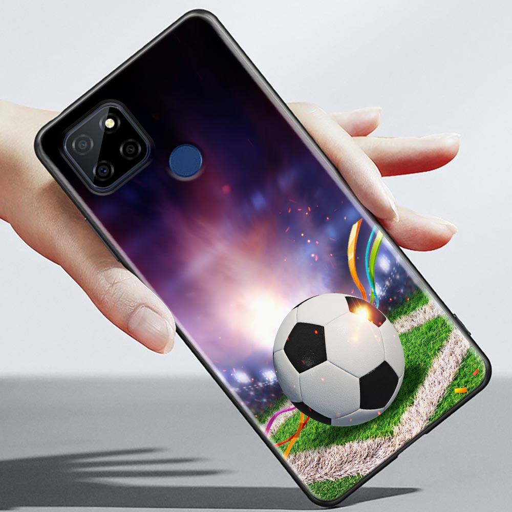 

Чехол с футбольным мячом Fire Un rayo Balls для Realme C21Y C21 C25 C20 C15 C12 C11 C1 GT Master Neo Neo2 Fundas, силиконовые футбольные чехлы Realme C1(Oppo A3s)