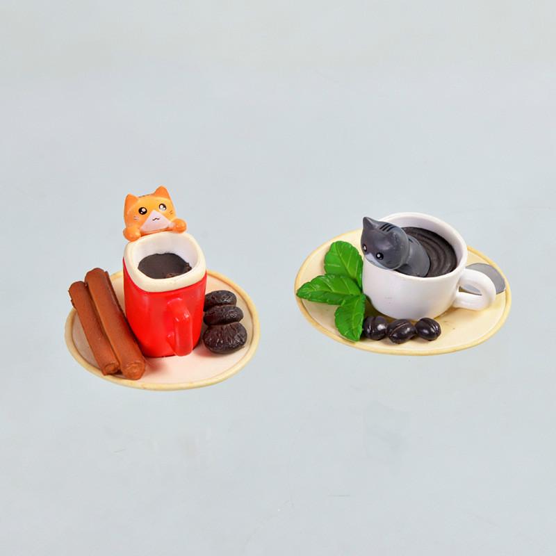 3PCS Moss Micro-landscape Decoration Kitten Scene Dessert Kitten DIY Assembly Small Furnishings