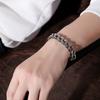New Retro Punk Fashionable Embossed Pattern Bracelet, Versatile and Simple Bracelet