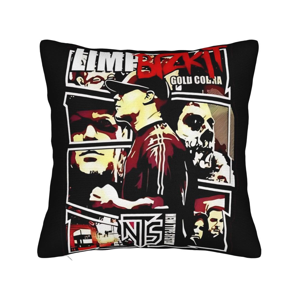 Limp Bizkit Square Pillow Cases Music Tour Band Cushion Covers Awesome Polyester Decor Pillowcase for Seat cm