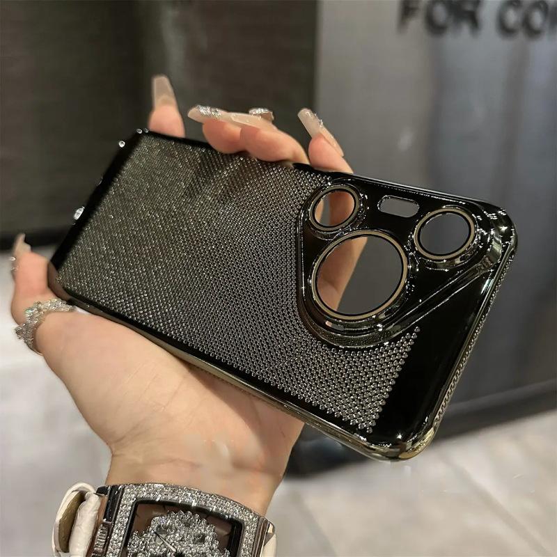 

Подходит для гальванического покрытия сотовой сетки Чехол для мобильного телефона Huawei Pura70 P60pro Ультратонкий P50 Отвод тепла P40 с плёнкой для объектива Huawei P40 Pro