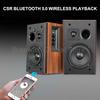 30W*2 4 Inch Bookshelf Speaker 2-Way Active Speaker 5.0 Bluetooth 6ohm HiFi Fever Monitor Audio Tweeter Home theater Sound Box