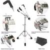 1Pcs Height Adjust Instrument Holder Snare Drum Base Bracket For 12''~14'' Dia Drums Instrument Portable Snare Drum Stand