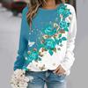 Flower Round-neck Sweatshirt 3D Print Women Y2k Streetwear Autumn New Sweatshirts Oversized Pullovers Tops FashionWoman Clothing