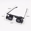 With LED Lights Watch Repair Magnifier Head Eye Glasses Loupe Lens  For Watch Repair and Jewelry