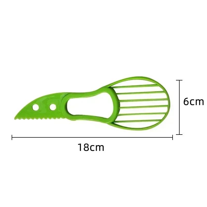 Multifunctional Avocado Cutter Corer Butter Fruit Slicer Peeler Pulp Separator Plastic Knife Kitchen Tools Gadgets Accessories