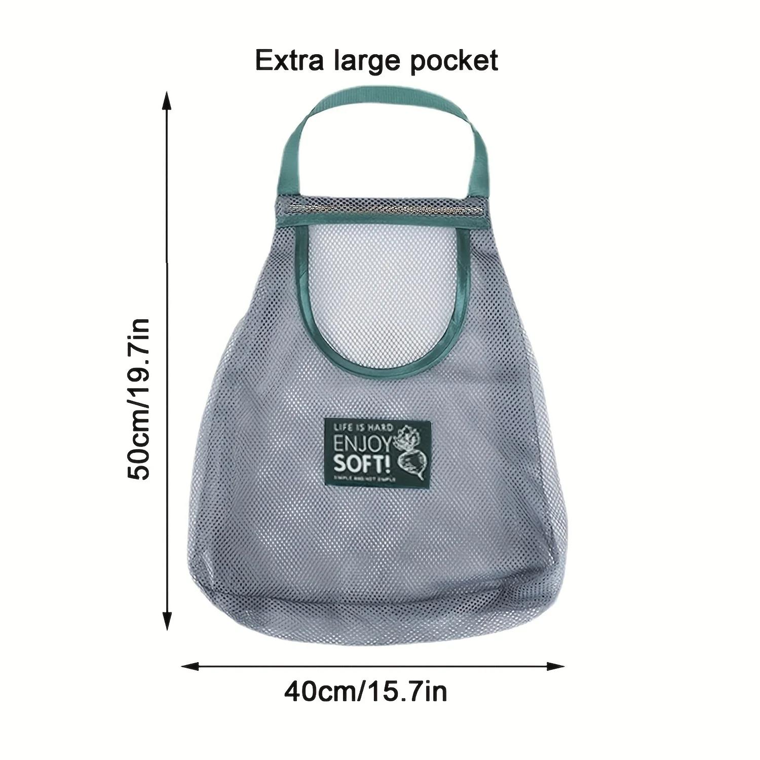 

Durable & Strong Hanging Mesh Storage Bags - Perfect for Storing Garlic, Potatoes, and Onions!