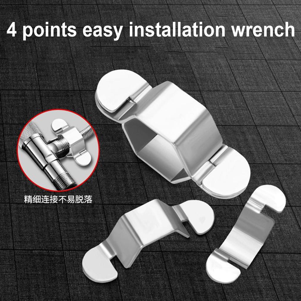 5 szt. Klucz do złączek sześciokątnych węży Klucz do przewodów kranu wodnego Odłączana nakrętka Instalacja sześciokątnych rur grzejników wody