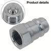 1pcs NPT1/2 High Pressure Hydraulic Oil Pipe Quick Connector For For ISO Series A Couplings Male Female Threads