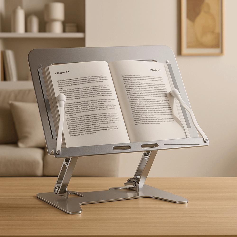 Adjustable Angle Reading Bookshelf Support Reading Bracket Book Holder Tray  Note-taking
