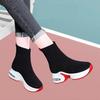 Fashion Hot Sales Inside Elevating Socks Elastic Knit Women's Boots Mid-leg Socks Ankle  Fashion All-in-one Boots