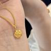 Gentle Style Brushed Rose flower Necklace Fashionable Retro Light Luxury collarbone chain Pendant Wedding fine Jewelry gift