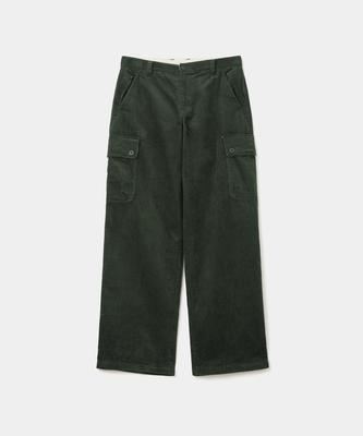 UNIFORM BRIDGE M47 Corduroy Pants Wide Fit Olive