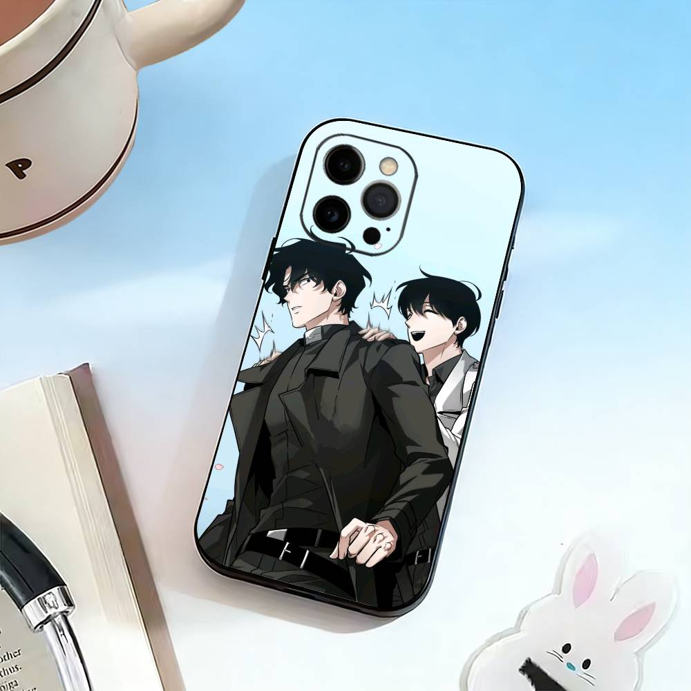 A-Anime Isekai ORV Phone Case For iPhone 17,16,15,14,13,12,11 Plus,Pro Max,XS,Soft Silicone Black Cover