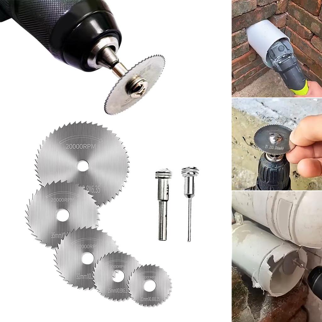 Circular Saw Cutter 22/25/32/35/44mm Circular Saw Cutter Hss Cutting Disc Rotating Drilling Tool with Shank