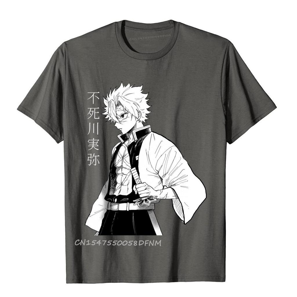 Classic Photo Sanemi Demon Anime Premium Cotton Boy Top T-Shirts Japan Style Tops T Shirt Funny Normal