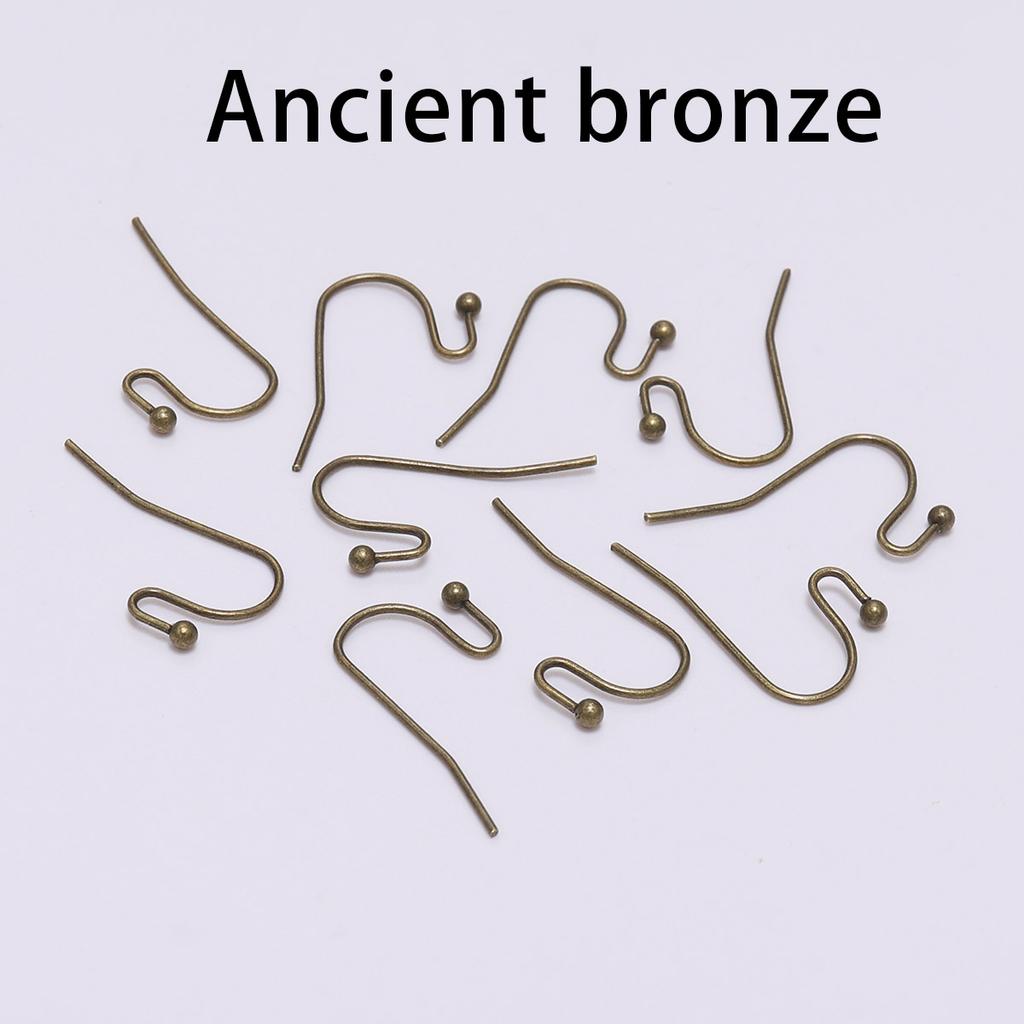 100pcs/lot 21*16mm Earring Hooks Findings Ear Hook Earrings Clasps For Jewelry Making DIY Earwire Supplies