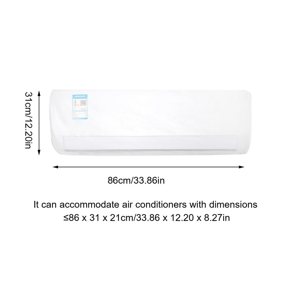 

All-Inclusive Wall Air Conditioner Dust Cover Indoor AC Protective Cover Wear-Resistant AC Protection Cover Home Cleaning Tool