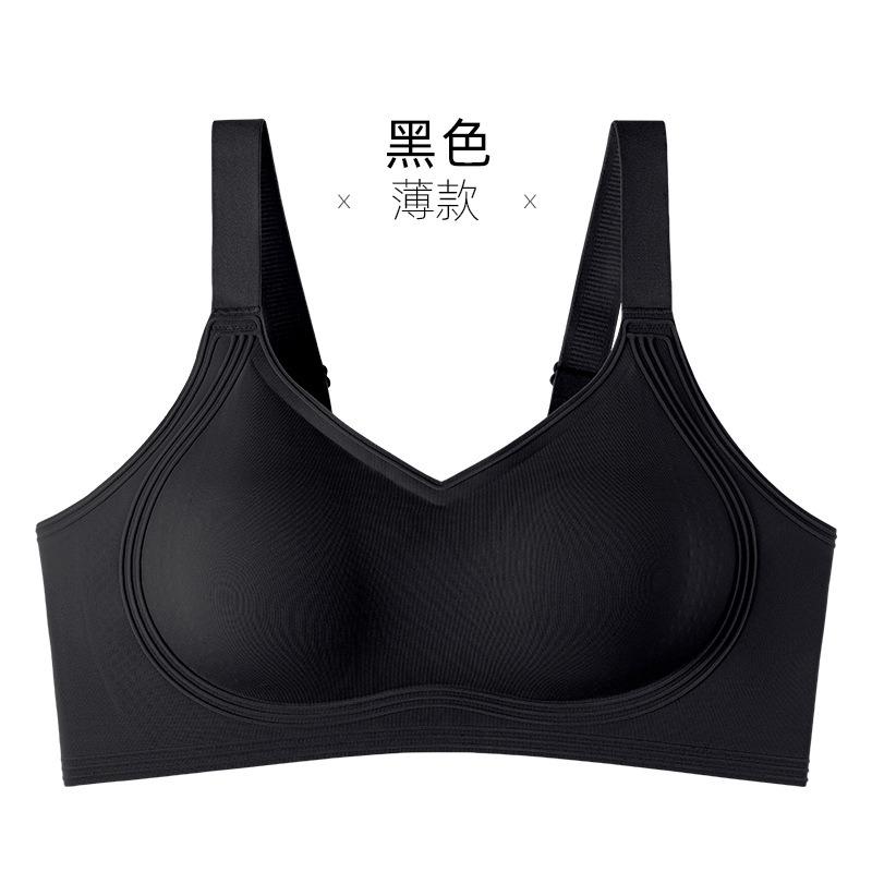 Women Seamless Soft Support Wireless Large Bust Breathable Daily Bra