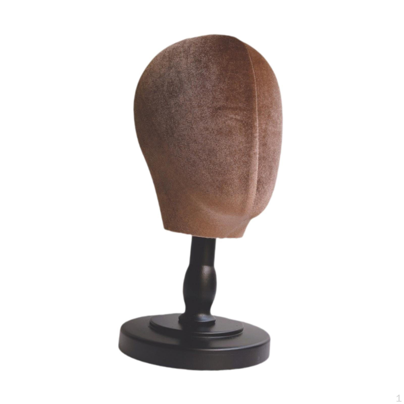 

Cap Display Holder Hat Storage Rack Multipurpose Head Model Wig black base