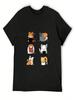 Söt Sushikatt T-shirt För En Pojke Baggy Skjortor Viktig T-shirt Basket Grafiska T-shirts Enfärgade T-shirts unisex