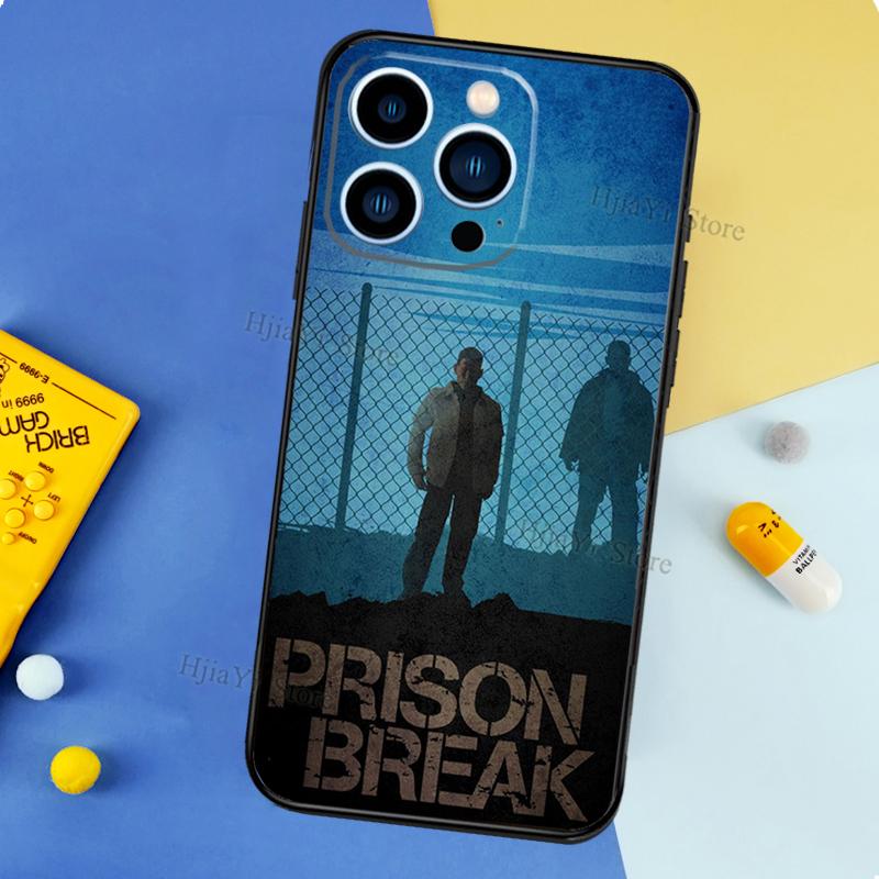 Prison Break Cases For iPhone 12 13 Pro X XS XR Plus 11 14 15 16 Pro Max Funda Coque Capa Full Cover