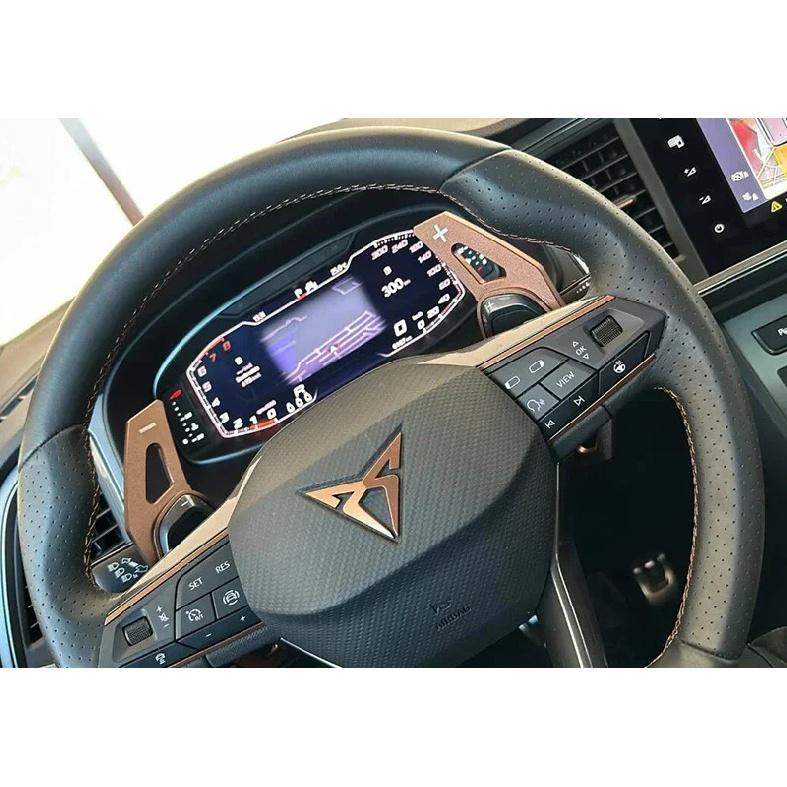 Car Steering Wheel Shift Paddle For Cupra Formentor LEON Ateca 2021 2022 2023 2024 2025 DSG Aluminum Style Extension