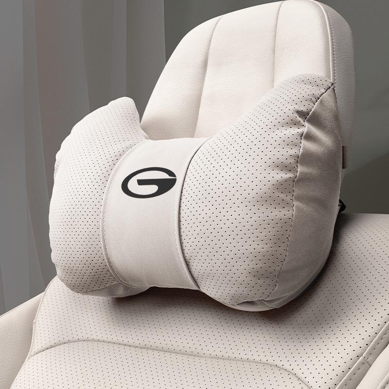 Trumpchi Car Headrest Neck Pillow & Lumbar Support Cushion Set for GS3/4/8 & M8/6PRO