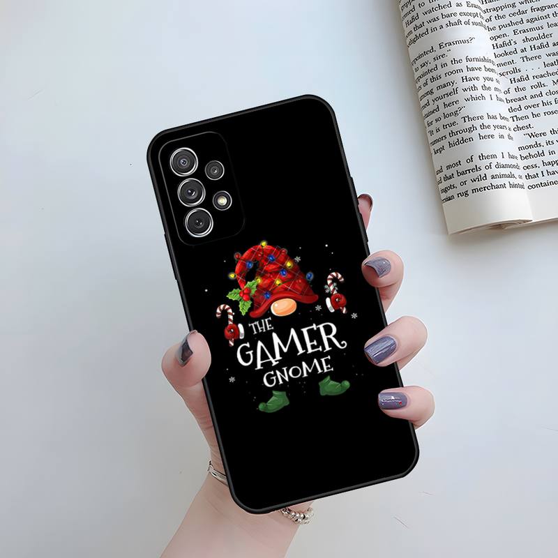 Weihnachten Glückliche Wichtel Handyhülle Funda Für Samsung S20 Lite S22 S30 Ultra S21 Fe S9 S10 E Plus Stoßfeste Rückseite