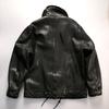 Vintage Ami Kaji American Deck Wear N Leather Leather Wear Men's Full Vegetable Tanned Goat Leather Cotton Wear Jacket