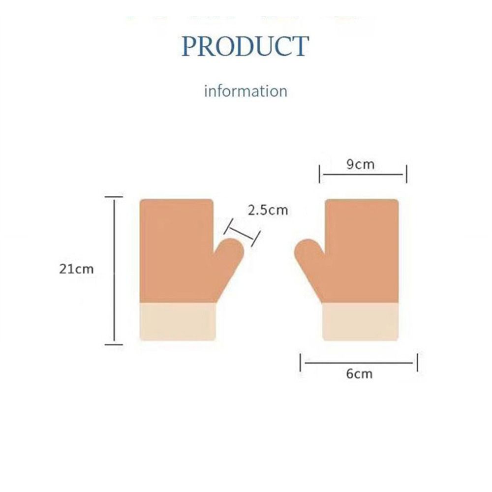 Plush Thick Warm  Gloves Windproof Fleece Gloves Daily Full Finger Gloves  for Winter