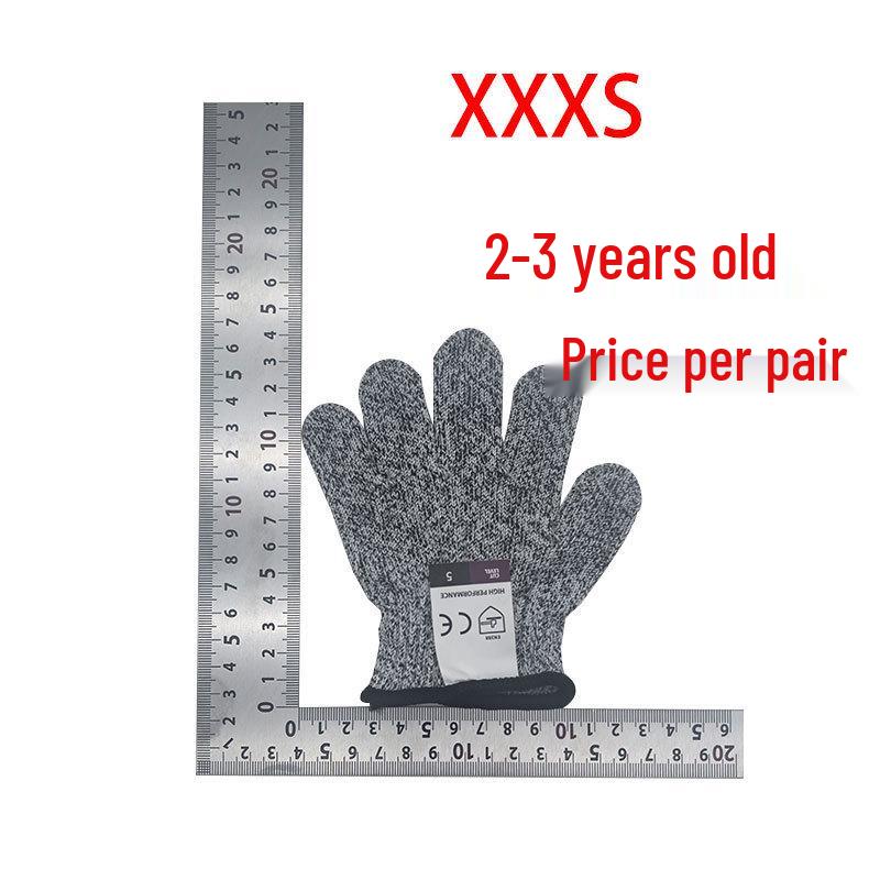 In Stock 13-Gauge EN388 Level 5 Cut-Resistant HPPE Gloves for Kitchen & Gardening