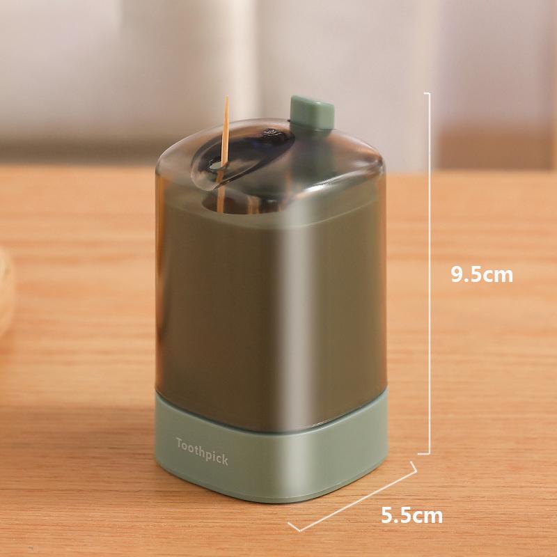 

Автоматический выдвижной держатель для зубочисток, контейнер, портативный кухонный, ресторанный стол, ящик для хранения зубочисток, домашний диспенсер для зубочисток