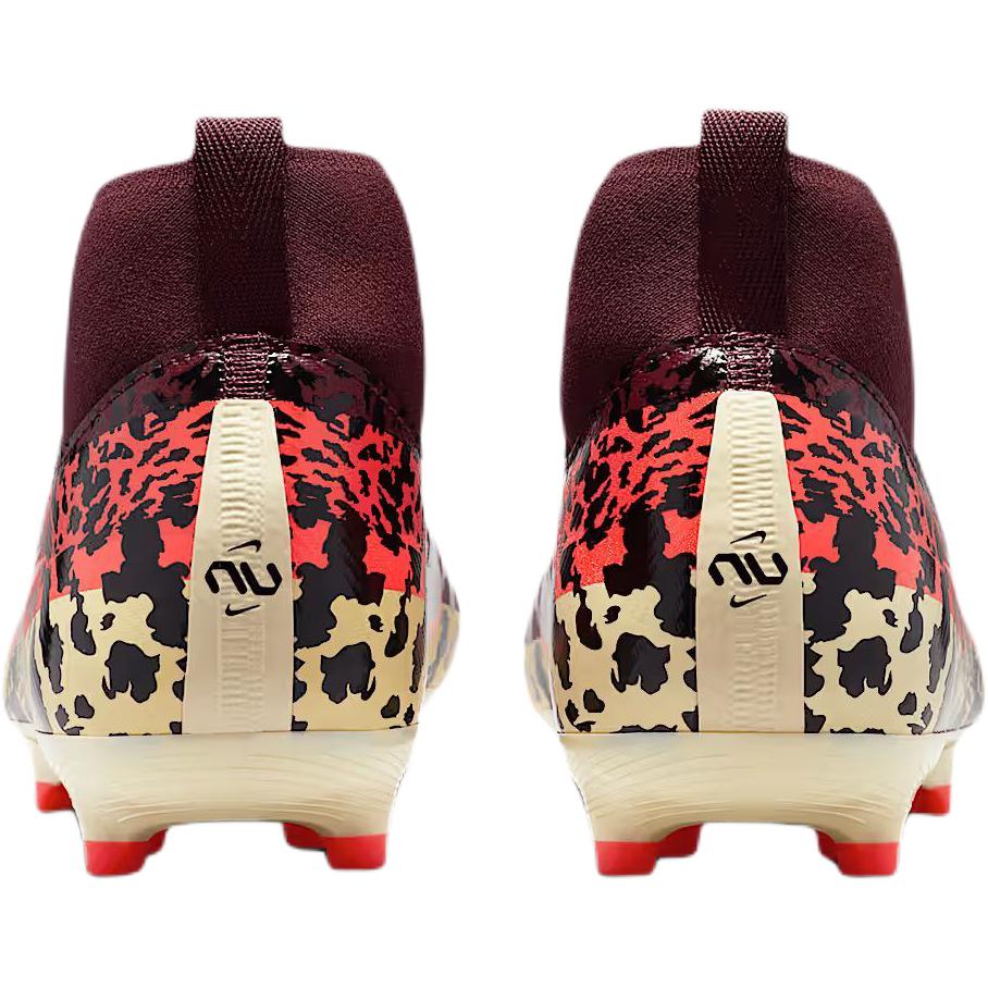 Nike United Jr. Mercurial Superfly 10 Academy  Multi-Ground High-Top GS Burgundy Crush Kids Cleats Red University-Red Fossil IO8468-661
