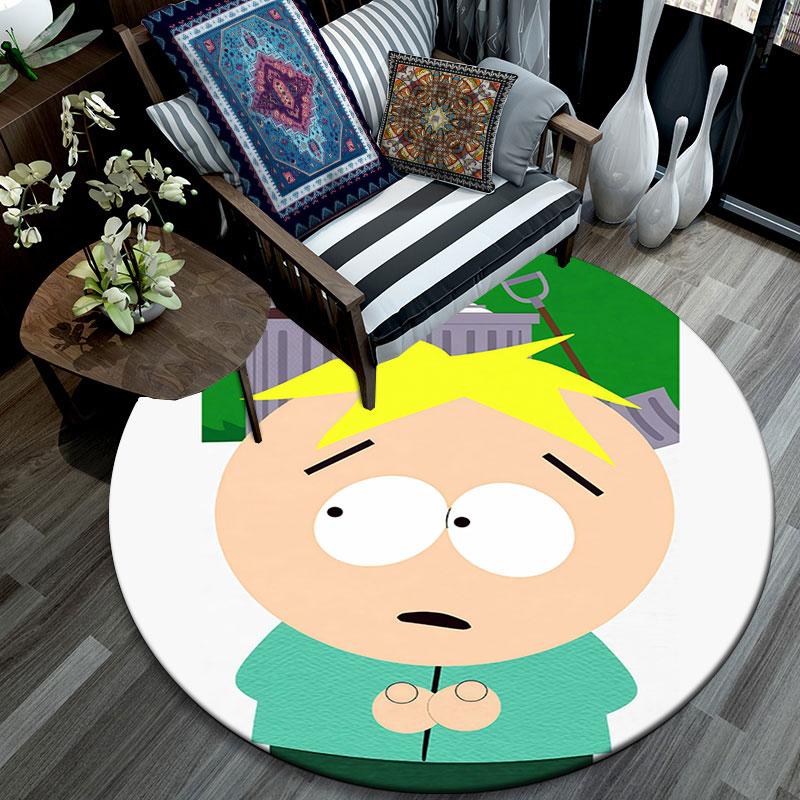 Butters Pattern Round rug,Carpet Rug for Living Room Bedroom Playroom ,Non-slip Floor Mat,Holiday Gifts and Birthday Gifts.